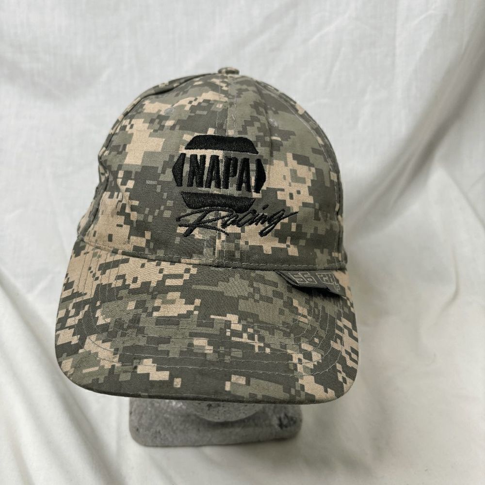 NAPA Racing‎ Intrepid Fallen Heroes Fund Camo Ball Cap Hat 56 Truex 28 JR Capps